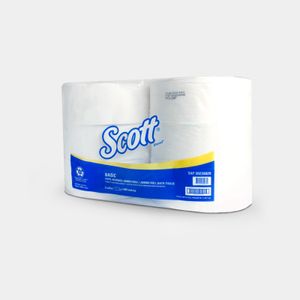 Papel Higiénico Jumbo Blanco 500 Metros Hoja Sencilla Paca X 6 Rollos Scott Ref:30226711 Panamericana