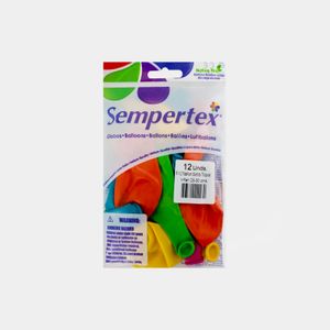 Globo Fashion Surtido Tropical R-12 Paquete X 12 Unidades Sempertex Panamericana