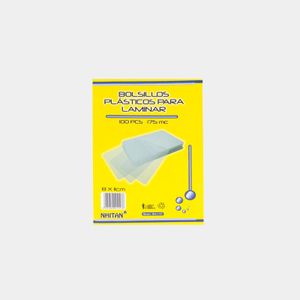Bolsillo Transparente Para Laminación 8X11 Cm Paquete X 100 Unidades Nh Itan Panamericana