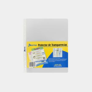 Protector Transparente En Polipropileno Tamaño Carta X 20 Unidades Norm A Panamericana