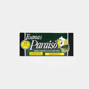 Aromática De Hierbas Albahaca Caja X 25 Unidades Paraíso Panamericana