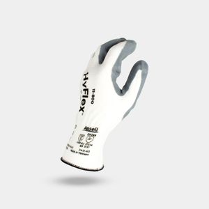 Guante Hyflex® Blanco Nylon Con Recubrimiento En Espuma De Nitrilo Tall A 10 Ref: 11-800 Ansell Panamericana