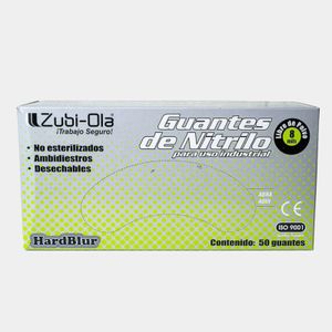 Guante Hardblur Nitrilo Azul Talla S Caja X 25 Unidades Panamericana