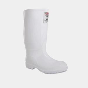 Bota Workman Pvc Blanca Par Talla 44 Con Punt Panamericana