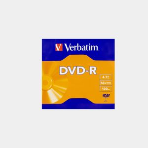 Dvd -R Inscriptible Grabable 4.7 Gb Pack X 16 Verbatim Panamericana