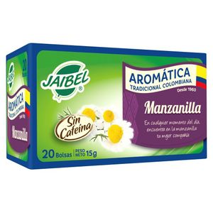 Aromática De Hierbas Manzanilla Caja X 20 Unidades Jaibel Panamericana