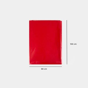 Bolsa Plastica Roja 80X100 Paquete X 6 Unidades Panamericana