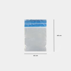 Bolsa Transparente Con Cierre Hermético 40X48 Cm Paquete X 100 Unidades Panamericana