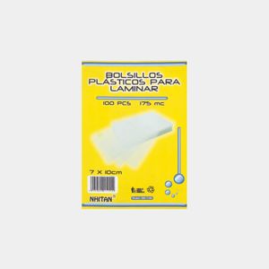 Bolsillo Transparente Para Laminación 7X10 Cm Paquete X 100 Unidades Nh Itan Panamericana