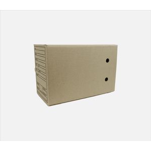 Caja De Carton Para Archivo Inactivo 19.5X40X26 Cm Panamericana