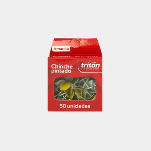 Chinches Metálicos Caja X 50 Unidades Tritón Panamericana