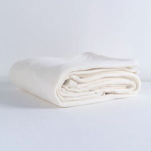 Cobija Fleece Unicolor Ovejera Blanca Panamericana