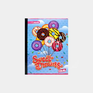 Cuaderno Cosido Cuadriculado Grande 100 Hojas Femenino Marca Surtida Panamericana