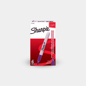 Marcador Morado Permanente Punta Fina Sharpie Panamericana