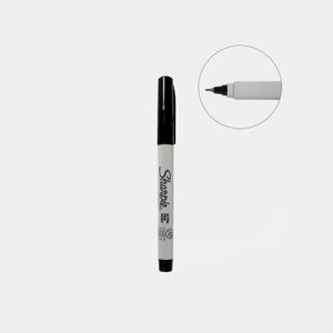 Marcador Negro Permanente Ultra Fino Sharpie Panamericana