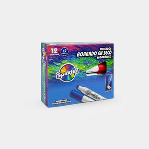 Marcador Rojo Borrable Ergonómico Spektra Panamericana