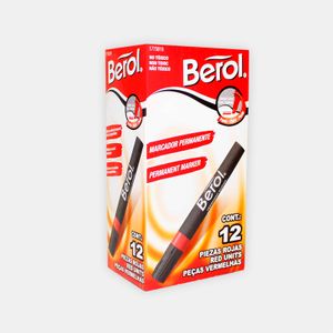 Marcador Rojo Permanente Berol Panamericana