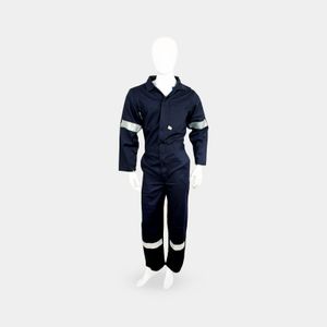 Overol azul enterizo indura 7oz con cintas reflectivas talla M Radians Panamericana