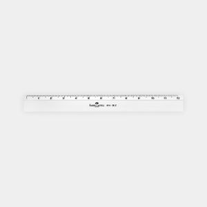 Regla plana 30 cm 12 pulgadas Faber Castell Panamericana