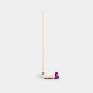 Trapero tipo copa de algodón 350 gr con mango madera de 1.40 cm 1A Panamericana