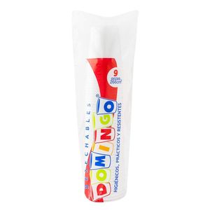 Vaso Transparente Plástico 9 Oz Paquete X 25 Unidades Domingo Panamericana