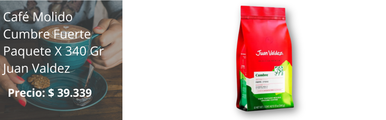 Café Molido Cumbre Fuerte Paquete X 340 Gr Juan Valdez Panamericana