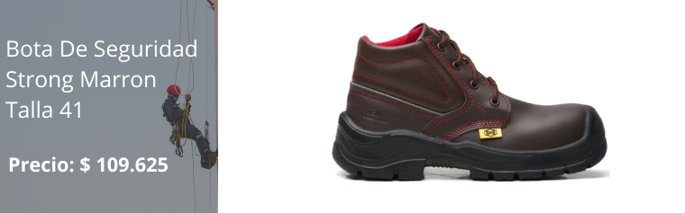 Bota De Seguridad Strong Marron Talla 41